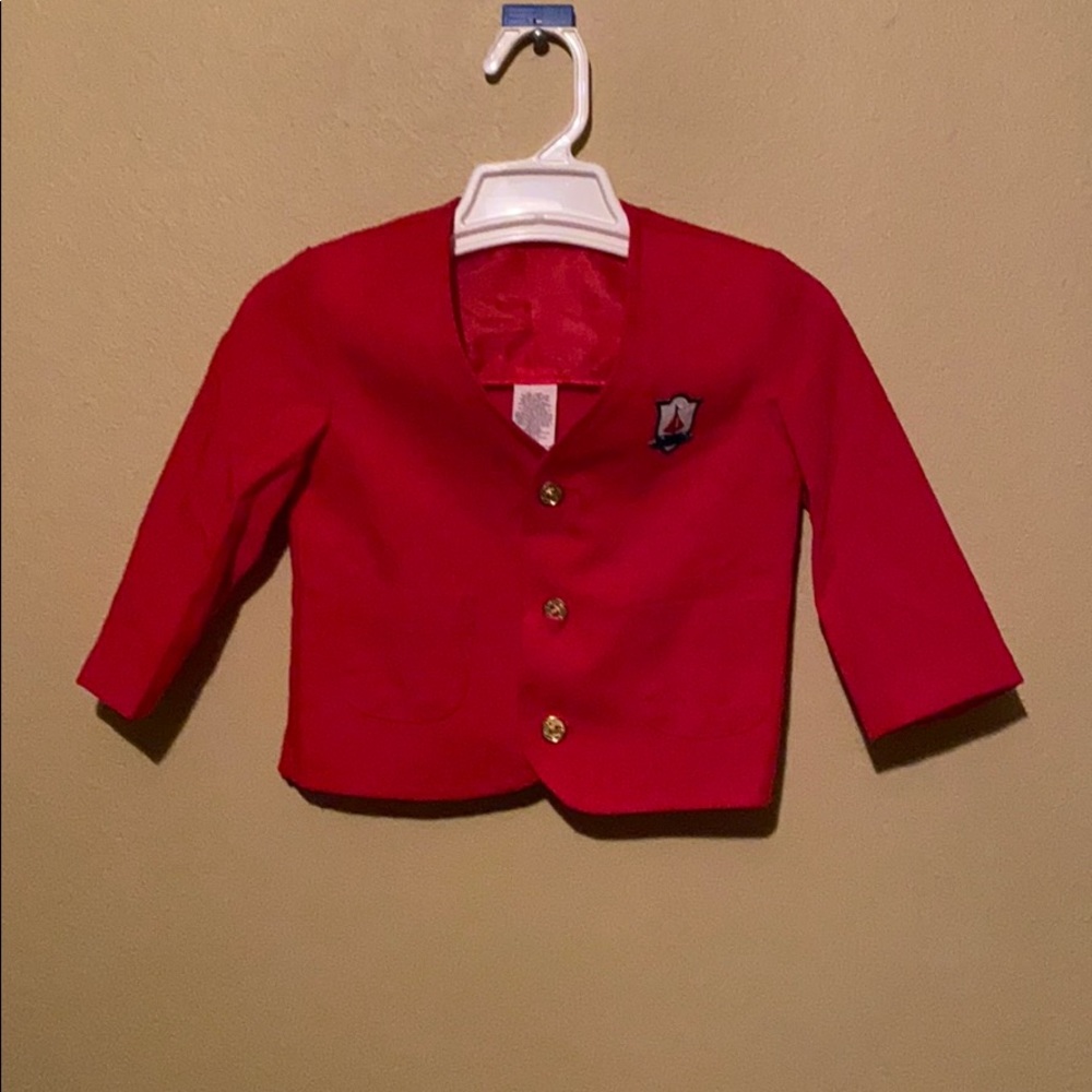 Vintage Red Wave Rider blazer Boys 2T